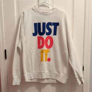 Nike White Sweatshirt